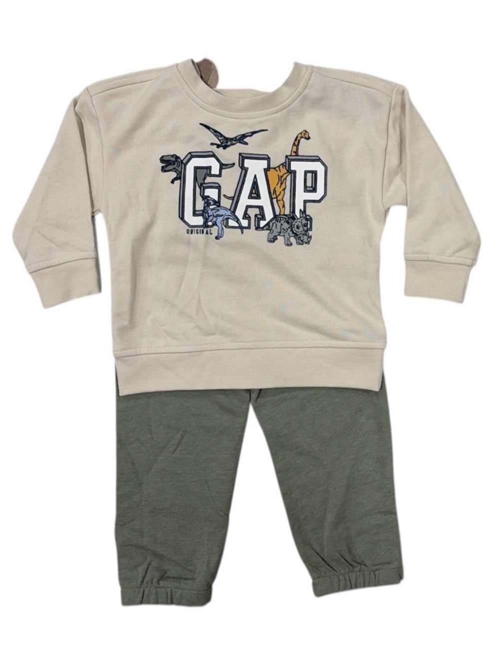 GAP Boys 2 Piece Jogger Dinosaur Set